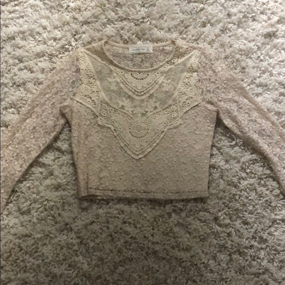Abercrombie & Fitch Lace Crop Top